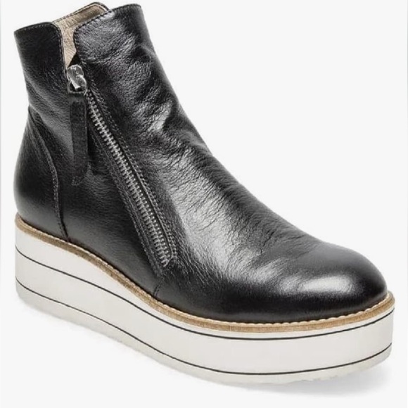 NWT Anthropologie SILENT D NENE Boot in Black/White - Picture 3 of 15